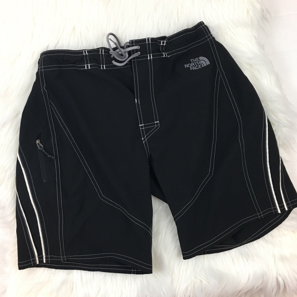 The North Face Boys Black Swim Trunks